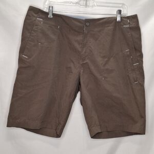 REI Womens Hiking Shorts Olive Green Size 16